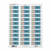 Stripes en rechthoeken etiket (Full Sheet)