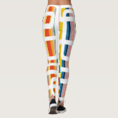 Stripes en rechthoeken leggings (Achterkant)