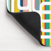 Stripes en rechthoeken muismat (Hoek)