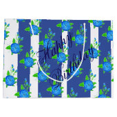 Stripes en Rozen Groot Cadeauzakje (Achterkant)