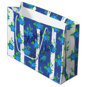 Stripes en Rozen Groot Cadeauzakje (Voorkant Gekanteld)