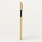 Stripes en Rozen Hoesje-Mate Tough iPhone X Hoesje (Achterkant / rechts)