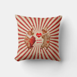 Stripes en  Valentijnen met hart Kussen