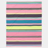 Stripes Fleece Deken (Voorkant)