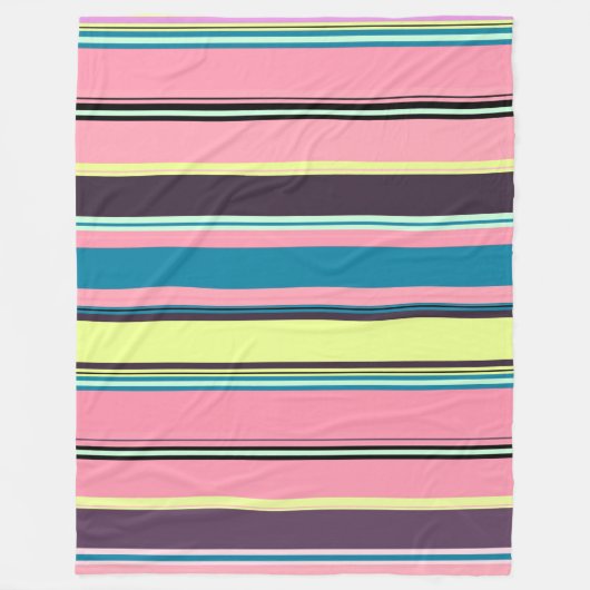 Stripes Fleece Deken (Voorkant)