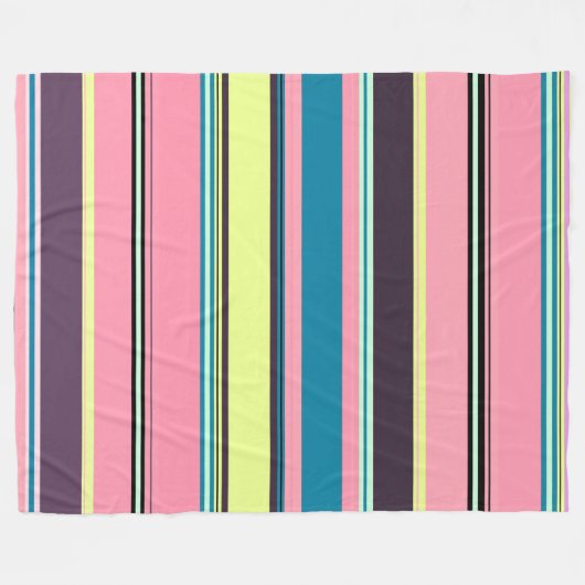 Stripes Fleece Deken (Voorkant (Horizontaal))