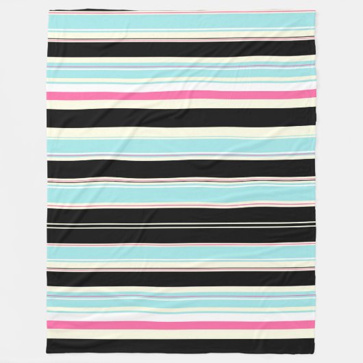 Stripes Fleece Deken (Voorkant)