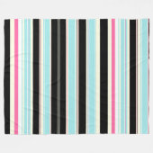 Stripes Fleece Deken (Voorkant (Horizontaal))