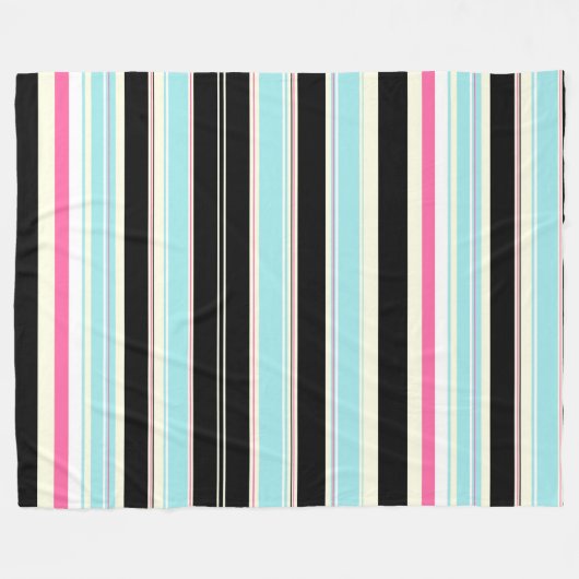 Stripes Fleece Deken (Voorkant (Horizontaal))