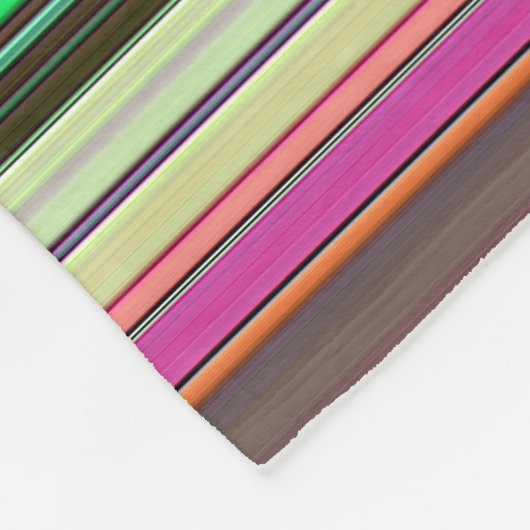 STRIPES FLEECE DEKEN (Hoek)