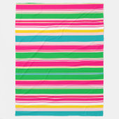 Stripes Fleece Deken (Voorkant)