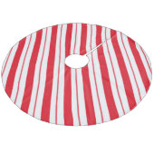Stripes Fleece Kerstboom Rok (Gekanteld)