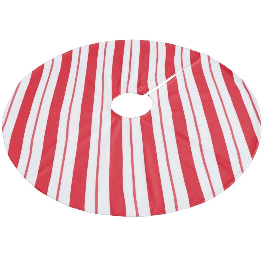 Stripes Fleece Kerstboom Rok (Gekanteld)