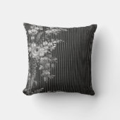 Stripes Floral  Elegant Brocade Cushion Kussen (Voorkant)