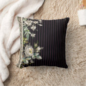 Stripes Floral Elegant Brocade Pin Stripe Kussen (Deken)