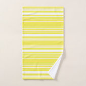 Stripes Geel en Witte doekset Bad Handdoek (Handdoek)