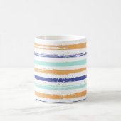 Stripes geometric textile seamless vintage pattern koffiemok (Center)