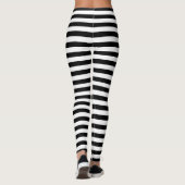 Stripes gestreept zwart wit origineel leggings (Achterkant)