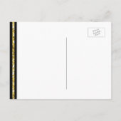 Stripes Glitter - Word jij mijn bruidsmeisje? Uitnodiging Briefkaart (Achterkant)