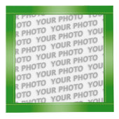 STRIPES-gradiënten - groen + uw ideeën Kubus (Rechts)