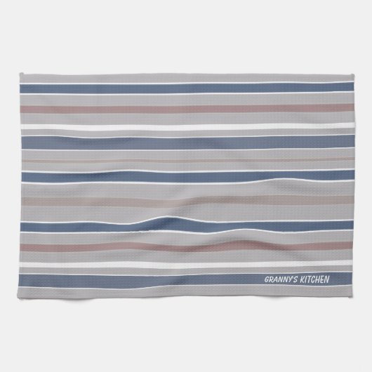 STRIPES GRANNY's KEUKEN verstelbaar Theedoek (Horizontaal)