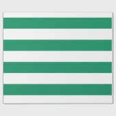 Stripes | Groen en wit |  | Cadeaupapier (Vlak)