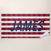 Stripes in Abstracte keuken Strandlaken (Voorkant)