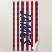 Stripes in Abstracte keuken Strandlaken (Voorkant)