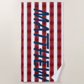 Stripes in Abstracte keuken Strandlaken (Voorkant)