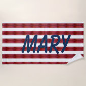 Stripes in Abstracte keuken Strandlaken (Voorkant)