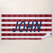 Stripes in Abstracte keuken Strandlaken (Voorkant)