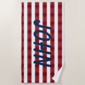 Stripes in Abstracte keuken Strandlaken (Voorkant)