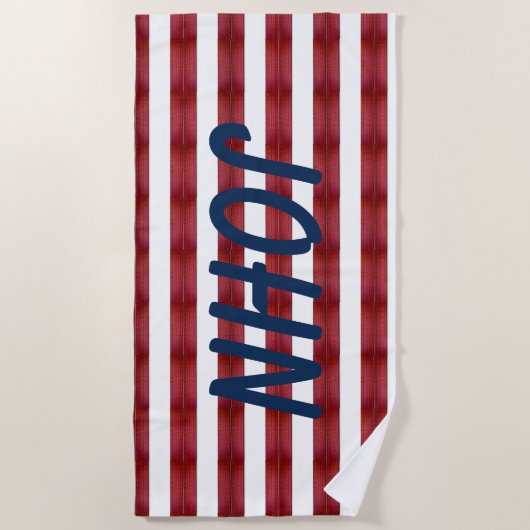 Stripes in Abstracte keuken Strandlaken (Voorkant)