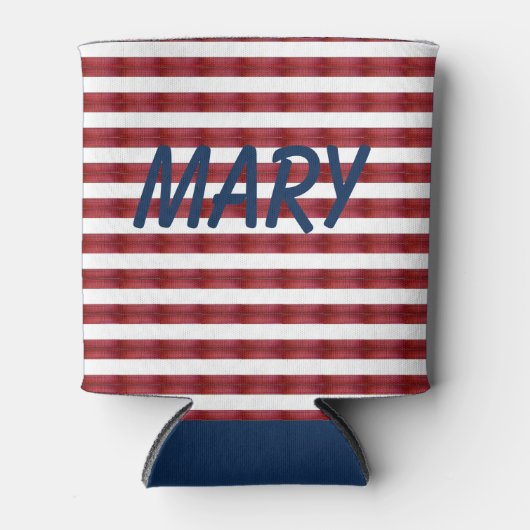 Stripes in Abstracte Koelbox Blikjeskoeler (Voorkant)