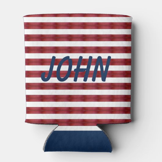 Stripes in Abstracte Koelbox Blikjeskoeler (Achterkant)