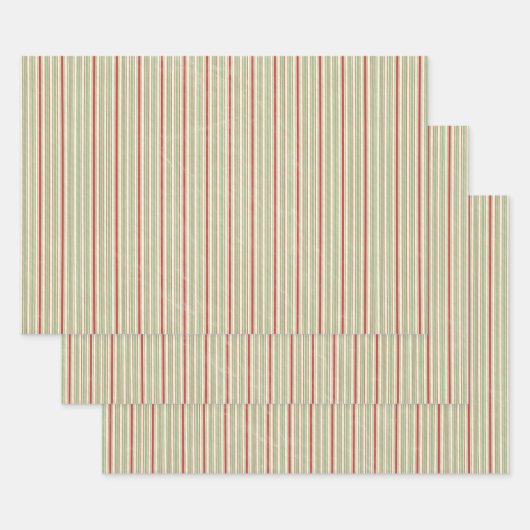 Stripes Inpakpapier Vel (Set)
