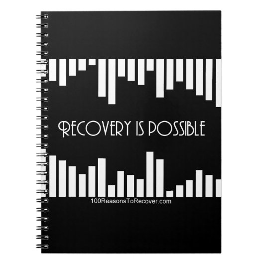 Stripes-laptop Notitieboek (Voorkant)