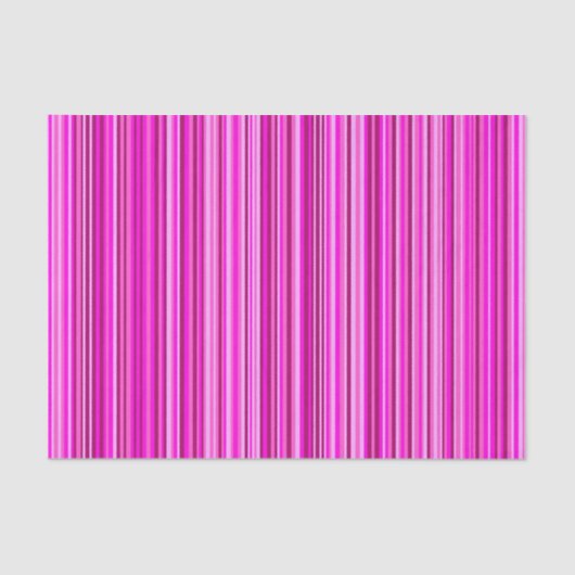 Stripes/Lijnen met kleurcodes van rood/roze Tissuepapier (Voorkant)