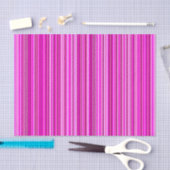 Stripes/Lijnen met kleurcodes van rood/roze Tissuepapier (Craft)