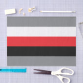 Stripes Lines Pattern Red Black Grey White Tissuepapier (Craft)
