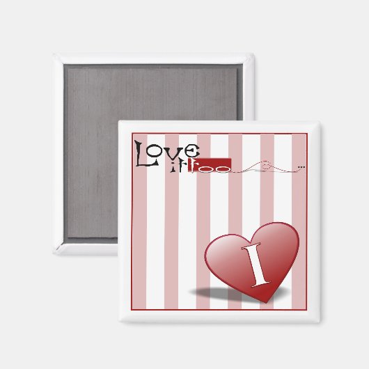 Stripes Magneet (Voorkant / Achterkant)