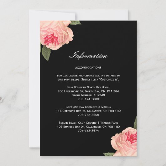 Stripes met koraalbonen — Kaarten (Voorkant)