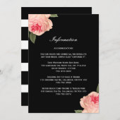 Stripes met koraalbonen — Kaarten (Voorkant / Achterkant)