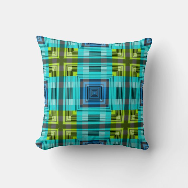 Stripes Mode Retro Patroon Kunstontwerp Abstract Kussen (Voorkant)