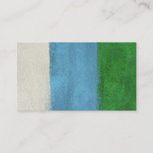 Stripes Modern Art Visitekaartjes - Blauw groen