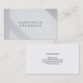 Stripes | Modern | Beroepsbeoefenaars Visitekaartje (Voorkant / Achterkant)