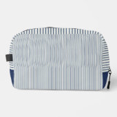 Stripes Modern Indigo Minimalist Elegance Toilettasje (Voorkant)