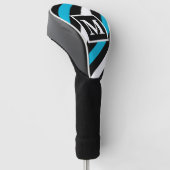 Stripes Monogram Golfheadcover (Schuin)