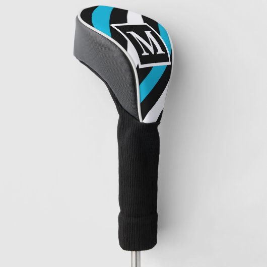 Stripes Monogram Golfheadcover (Schuin)