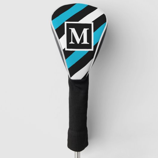 Stripes Monogram Golfheadcover (Voorkant)